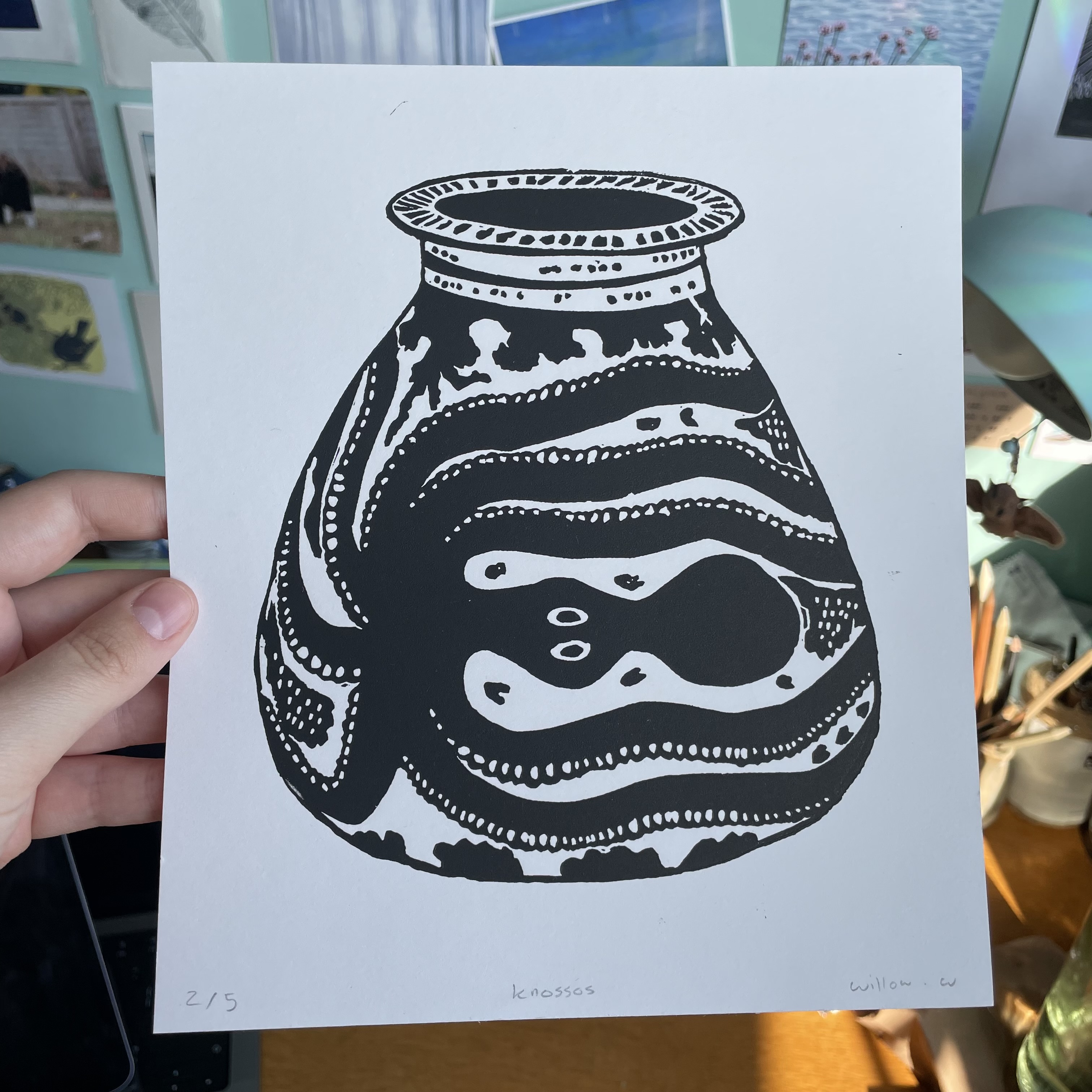 Lino Printing Workshop with Willow